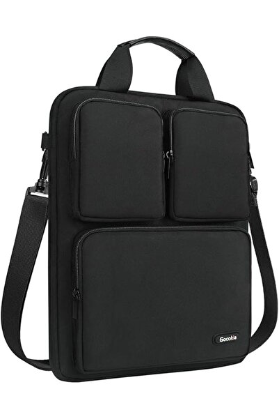 Gocokia Laptop Bag Three Pockets for MacBook Air, 13 Inch MacBook Pro Retina, 14.1 Inch Laptop