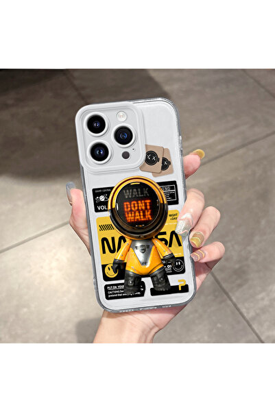 Hontinga غطاء هاتف شفاف متوافق مع آيفون 15 برو مع حماية للكاميرا ووسادة هوائي...