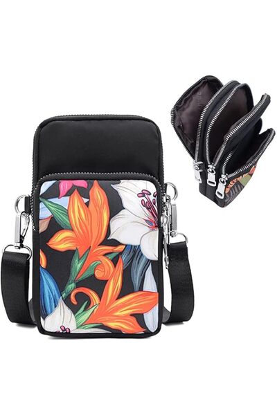 Gocokia Women Girls Ladies Crossbody Phone Bags Wallet Cellphone Purse Small Shoulder Bag Wristlet H