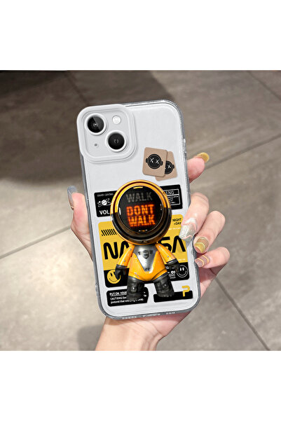 Hontinga غطاء هاتف شفاف متوافق مع آيفون 13 مع حماية للكاميرا ووسادة هوائية عل...