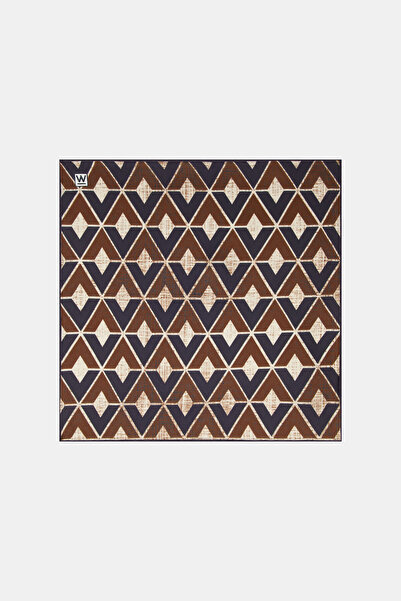 W Collection LACİVERT İPEK MENDİL