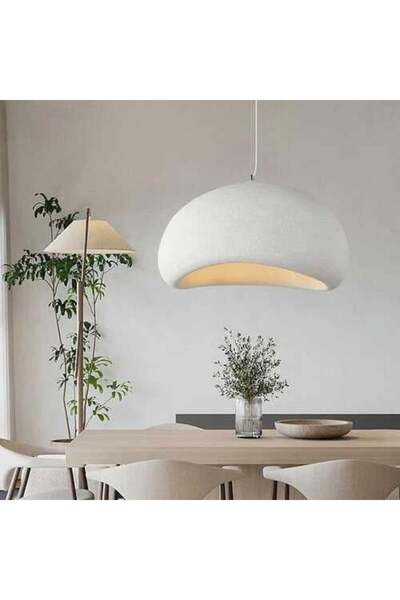 GENERAL Modern, elegant, Japanese-style Wabi-Sabi chandeliers, 60 cm, beige color