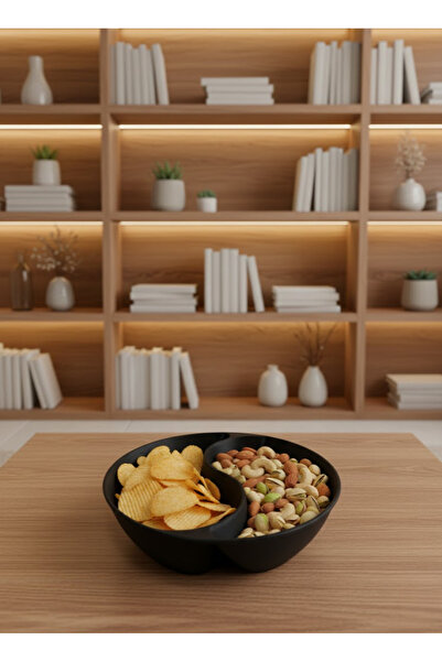 ZERO LAND Ozlstor Black Snack Bowl Set 4 Pieces (210242) 3X12 cm