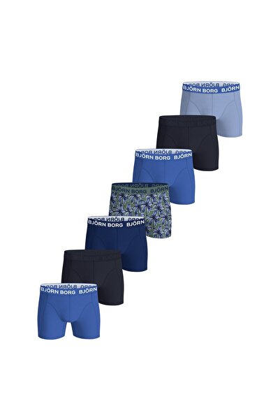 Björn Borg Herren Boxershorts, 7er Pack - Cotton Stretch Boxer, Logobund, Unt...