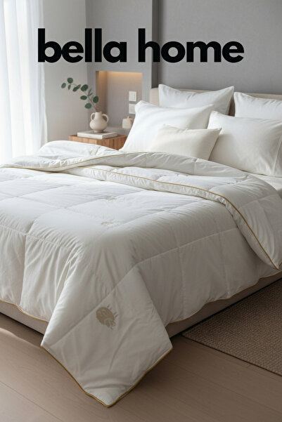 Bella Home Single Wool Quilt - 155X215 cm - White with Original Linen Bag