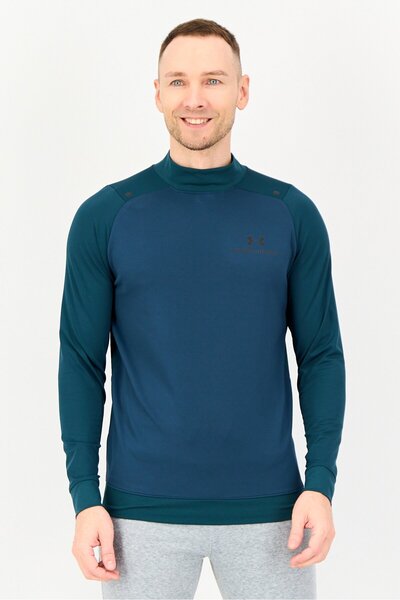 Under Armour Men Sportswear Fit Long Sleeve Outdoor Sweatshirt, Dark Teal Blue