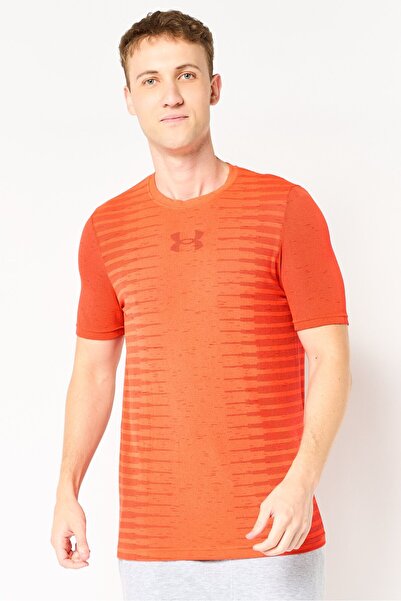 Under Armour Men Sportswear Fit Short Sleeve Training T-shirt, Orange