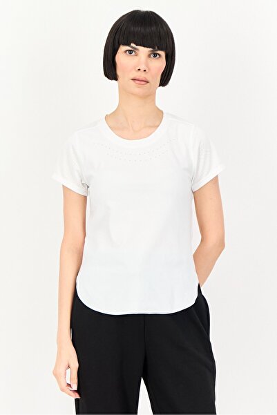 Under Armour Women Loose Fit Short Sleeve Training T-Shirt, White