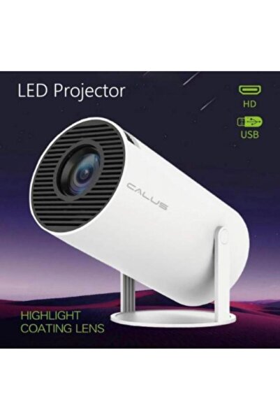 calus H5-A Pro HD Multimedia Projector, USB Compatible, High Dynamic Range, Highlight Coating Lens,