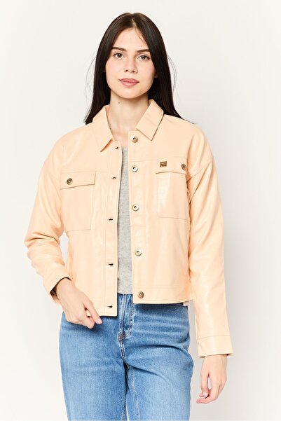 FILA Women Sportswear Fit Long Sleeve Outdoor Jackets, Almond Cream