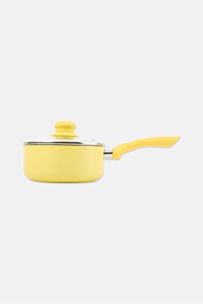 Alpine Cuisine Ceramic Non-Stick Saucepan, Yellow