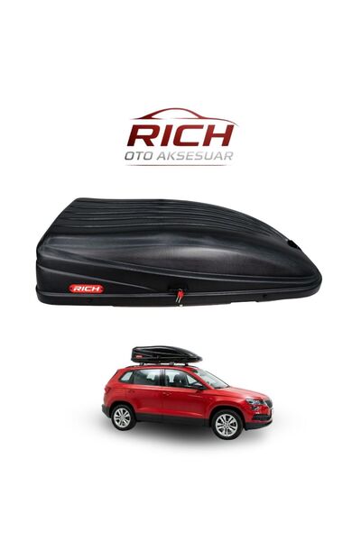 RİCH OTOMOTİV Port Bagaj -Tabut Bagaj 390 Litre Kapasite Mat Siyah