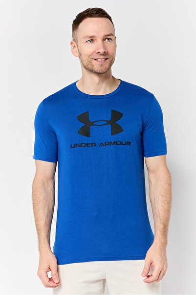 Under Armour Men Loose Fit Short Sleeve Outdoor T-Shirt, Blue