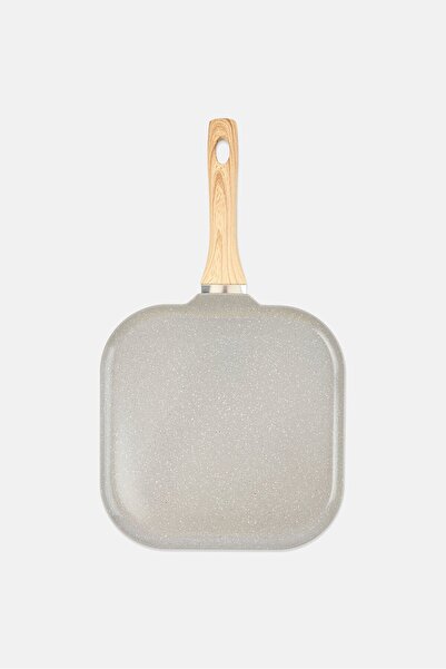 Alpine Cuisine Ceramic Non-Stick Interior Griddle, Grey