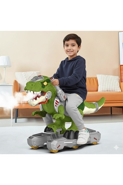 Ominii Dinosaur Ride On Toy Cars for Kids, Toddler Electric Ride On Toys with...