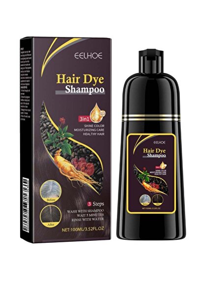 EELHOE Hair Dye Shampoo 3 in 1