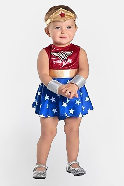 DC Wonder Woman Costume, Multicolor