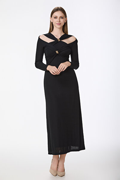 prando crepe stretch dress