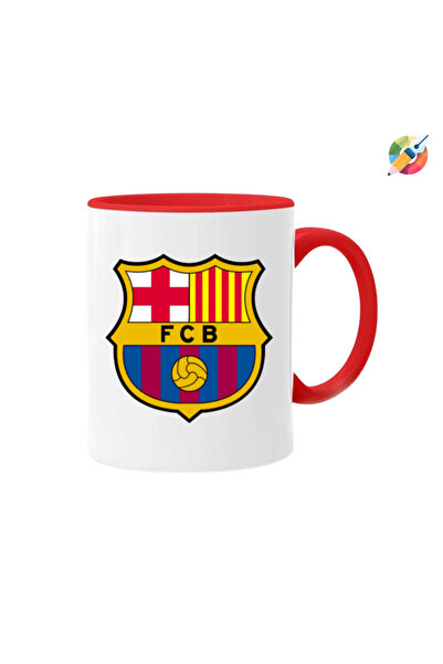 CERCİBAZAAR Printed Cup with Barcelona Logo