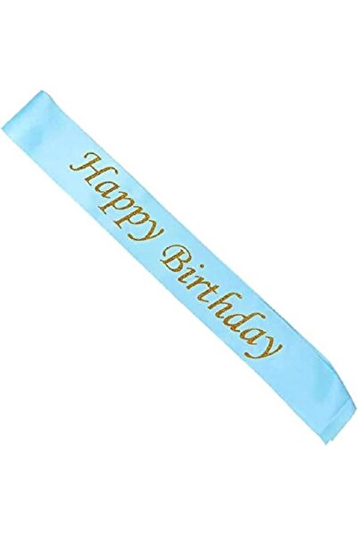 Italo Happy Birthday Queen Belt for Party Decorations, Blue