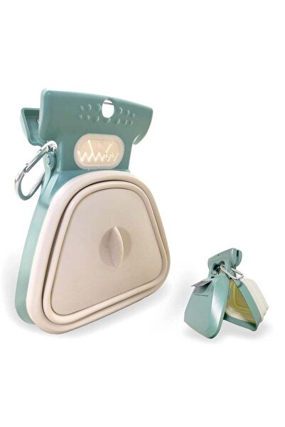 Arabest portable shovel with container and pet waste bag accessories, suitable for outdoor dog walking