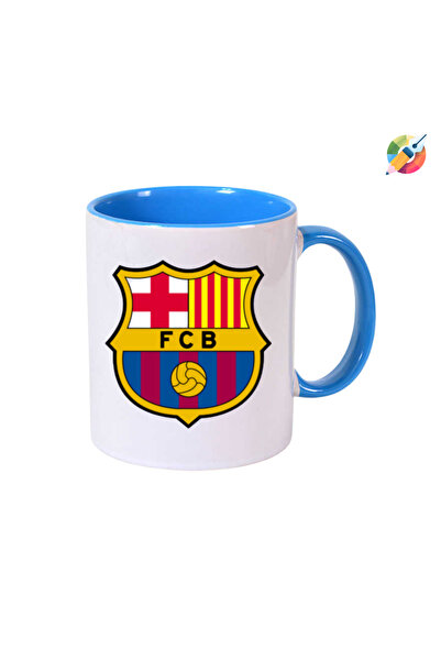 CERCİBAZAAR Printed Cup with Barcelona Logo