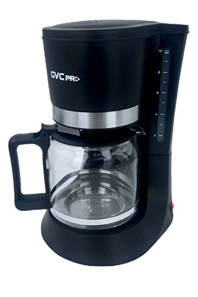 GVC PRO Coffee Maker, Fast Heating, Removable Filter, Automatic Shut-off, Water Level Indicator