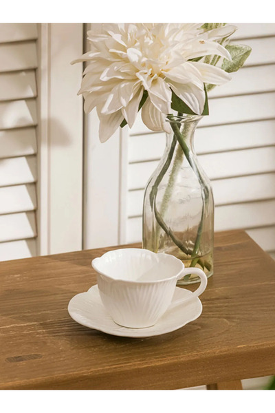 LC Waikiki LCW HOME Beyaz Porselen Çay Fincan Takımı 1 Kişilik