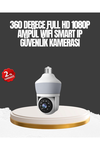 ZERO LAND SPTRNS Gece Görüşlü Mobil Uygulamalı Akıllı (114257) Ampül Kamera