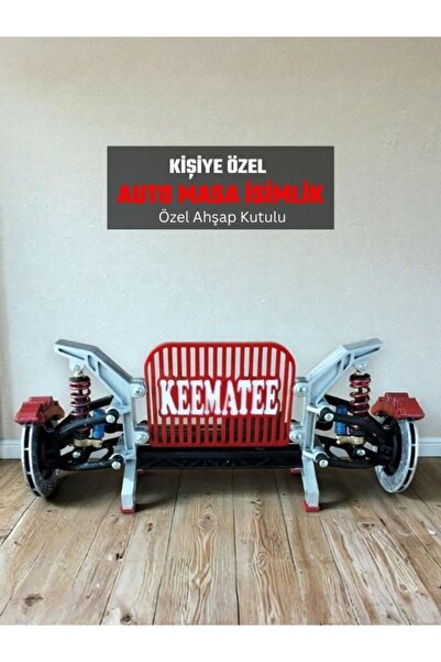 Store Kişiye Özel Auto Masaüstü İsimlik Masa İsimliği Sümen Takımı