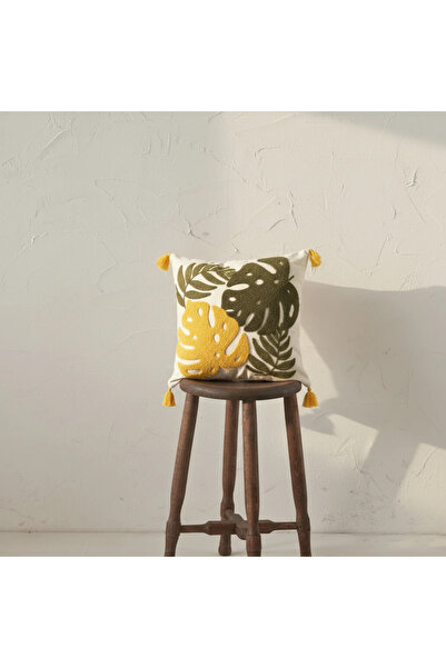 Shopyteks Tera Bohemian Punch Embroidered Throw Pillow Cover Set (Without Inn...