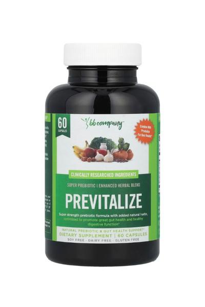 Better Body Co تركيبة بريفايتالايز فائقة القوة للنساء مع ألياف بريبايوتيك - 60 كبسولة