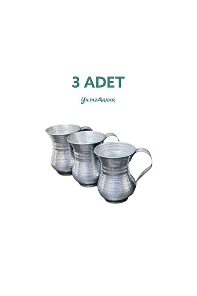 Doğuş Mutfak Alüminyum Otantik Görünümlü Maşrapa 3 Adet