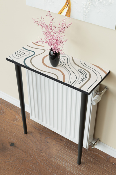 Hediyeler Kapında "Echo" Petek Üstü Raf Modern 2 Ayaklı Dresuar Kalorifer Pet...