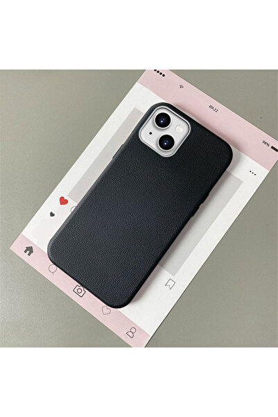 ucuc جراب سيليكون أسود متوافق مع آيفون 14/13، يحمي الكاميرا ويمازح الصدمات