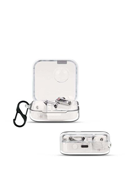 Generic Silicone Case for Nothing Ear (2) Protective Cover with Carabiner (Cl...