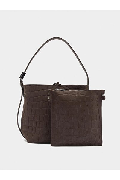 PARFOIS Desenli ve Çıkabilir İç Cepli Omuz Çantası