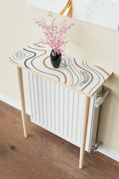 Hediyeler Kapında "Echo" Petek Üstü Raf Modern 2 Ayaklı Dresuar Kalorifer Pet...