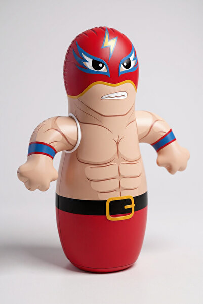 Intex Maskeli Boksör Hacıyatmaz 91 cm - Şişme Çocuk Boks Torbası Eğlenceli Spor Oyuncağı