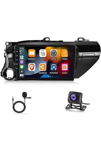 SHEZA STAR Android Car Stereo for Toyota Hilux 2015-2020 1+32 Ahd Camera