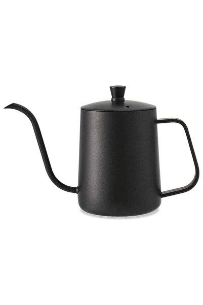 Arabest 600ML Stainless Steel Drip Coffee Pot with Lid (Black)