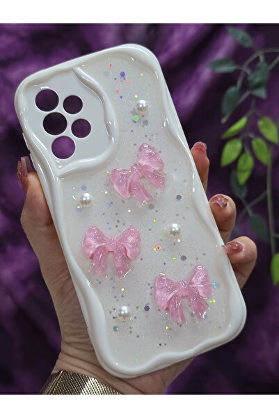 Magic Ring حافظة هاتف سامسونج جالاكسي A33 المتوافقة مع اللون الوردي اللامع مع...