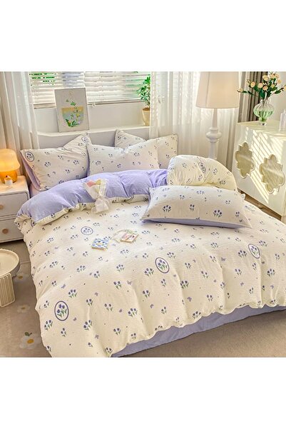 lumixauto Bed Linen for 1 Person, 4 Pieces, DR021