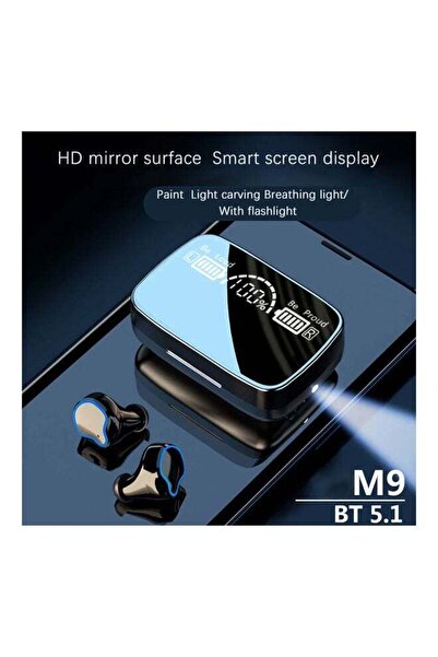 Arabest سماعات أذن رياضية TWS M9 مزودة بتقنية BT5.1، وتقنية تقليل الضوضاء 9D،...