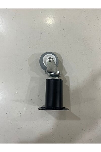 KARAPOLAT 4 قطع من أرجل طاولة القهوة السوداء للأثاث مع عجلات تدور 360 درجة (ا...