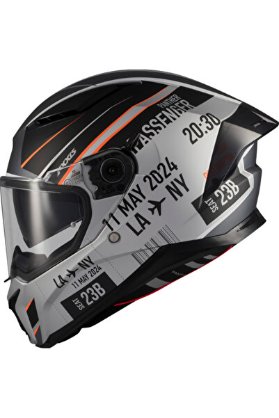 AXXIS Motosiklet Kask Panther SV A1 Full Face Güneş Vizörlü ECE 22.06R Motor ...