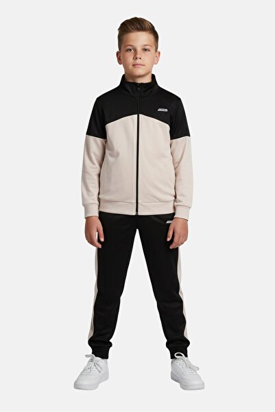 HIND طقم ملابس للأطفال الأولاد مكون من قطعتين، جاكيت بأكمام طويلة وبنطال بشعا...