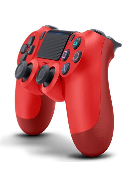 Arabest Wireless Controller for PlayStation 4 - Magma Red, with Dual Vibration, Rechargeable, Ergonomic Grip