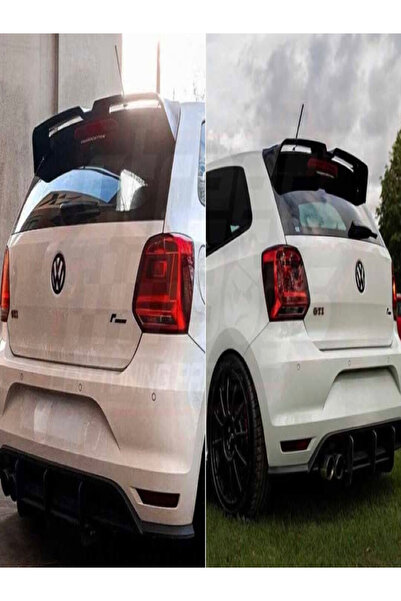 ROAL TUNİNG 2009-2017 VOLKSWAGEN POLO PLASTİK YARASA SPOİLER PİANO BLACK