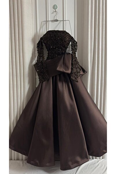 Special-DIARA Classic "chocolate" evening dress